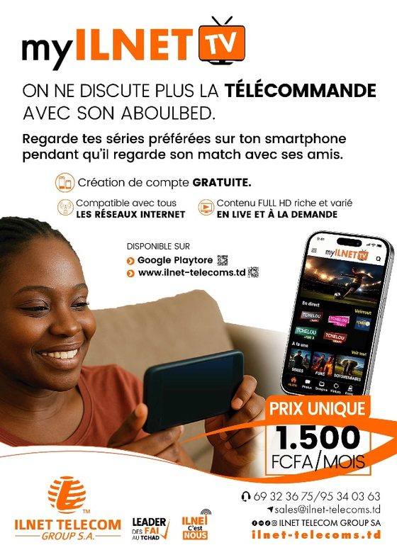 myILNET TV : la télévision sur smartphone à 1 500 FCFA/mois